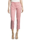 Max Mara Extra Triangular Print Pants In Red