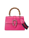Gucci Dionysus Medium Leather Top-handle Bag In Pink