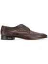 BALDININI EMBROIDERED DERBY SHOES,897099XENGL3012785415