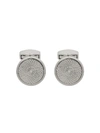 Tateossian Engraved Circular Cufflinks