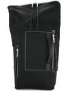 RICK OWENS LARGE ZIP AROUND BACKPACK,RB18S0169RT12794507