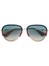 GUCCI AVIATOR SUNGLASSES,GG0062S12777513