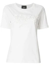 BOUTIQUE MOSCHINO applique logo T-shirt,A1204084012771064