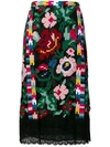 VALENTINO floral print skirt,PB3RA2B23TH12749170