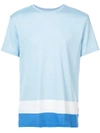 ORLEBAR BROWN color block crew neck t-shirt,266704