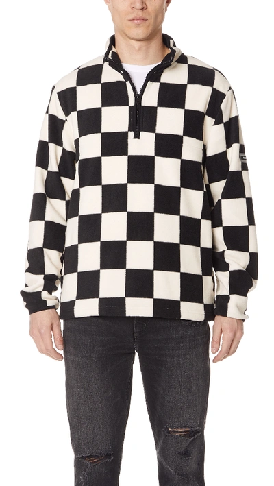 Stussy checkered mock neck clearance