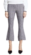 ROBERT RODRIGUEZ PLAID CROPPED TROUSERS