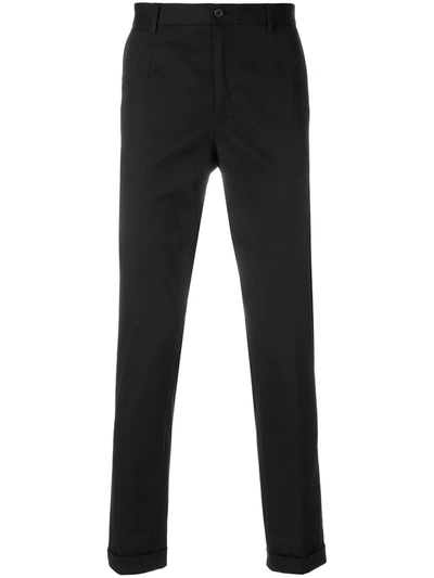 Dolce & Gabbana Classic Chinos In Black