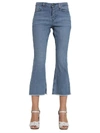 MICHAEL MICHAEL KORS FLARE CROPPED JEANS,10541308