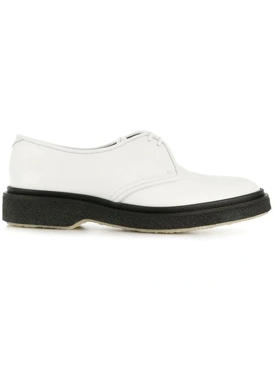 Adieu Classic Lace-up Brogues In White