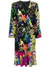 ETRO FLORAL PRINT WRAP DRESS,18009456612736538