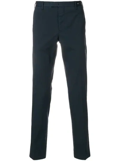 Pt01 Straight Leg Chinos In Blue