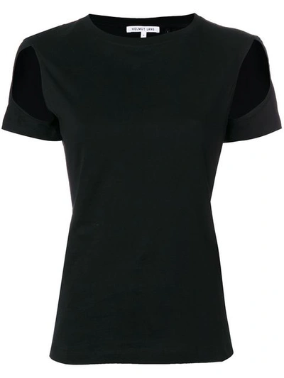 Helmut Lang Cut Out Sleeve T