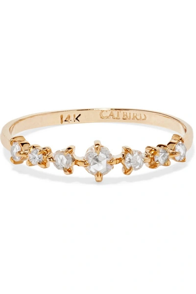 Catbird Snow Queen 14-karat Gold Diamond Ring