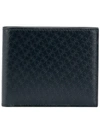 FERRAGAMO double Gancio texture wallet,68650612775820