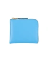Comme Des Garçons Coin Purses In Sky Blue