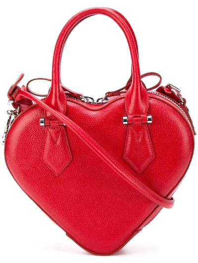 Vivienne Westwood Anglomania Johanna心形单肩包 In Red