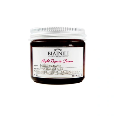 Biainili  Pomegranate Night Repair Cream In White