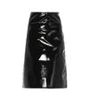 HELMUT LANG FAUX LEATHER SKIRT,P00316136