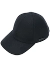 Prada Triangol Logo Black Silver In Black