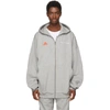 Gosha Rubchinskiy Adidas Zip-up Hoodie In Grey