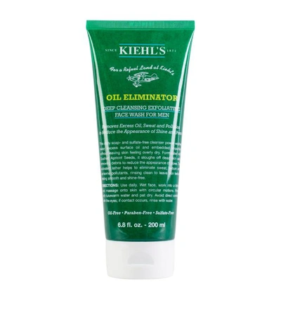 Kiehl's Since 1851 1851 Oil Eliminator Deep Cleansing Exfoliating Face Wash For Men 6.8 Oz. In White