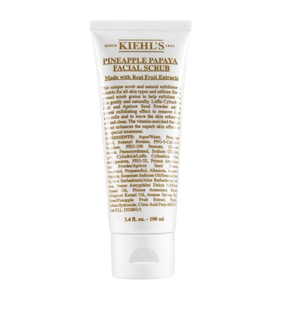 Kiehl's Since 1851 Ladies Pineapple Papaya Facial Scrub With Real Fruit Extracts 3.4 oz Skin Care 3700194704018 In White