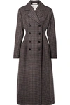MARNI DOUBLE-BREASTED CHECKED WOOL COAT