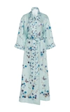 MODA OPERANDI X DE GOURNAY EXCLUSIVE PRINTED SILK dressing gown,585106