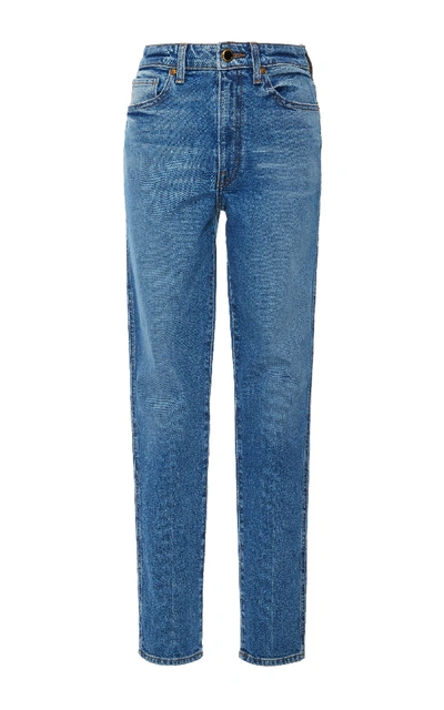 Khaite Vanessa High-rise Skinny Jeans In Blue