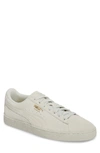 Puma White Clyde Natural Leather Sneakers