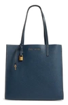 MARC JACOBS THE GRIND EAST/WEST LEATHER SHOPPER - BLUE,M0012669