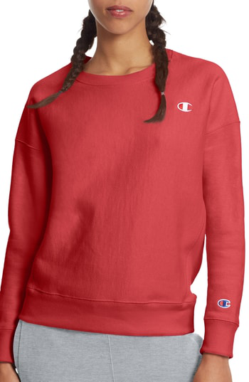 red spark champion hoodie