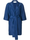 GIANLUCA CAPANNOLO short-sleeve wrap coat,18EM35610012781602