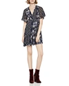 BCBGENERATION BCBGENERATION MIXED FLORAL FAUX-WRAP DRESS,GLX68N16