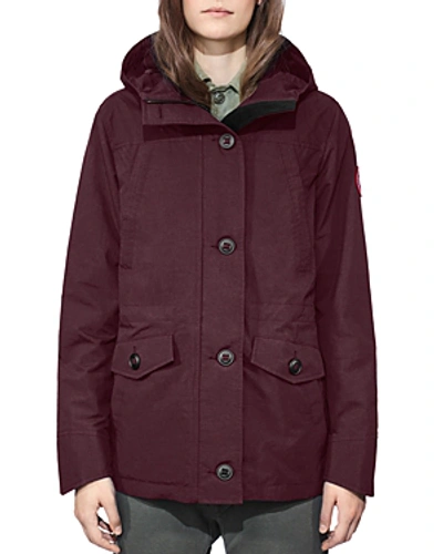 Canada Goose Reid Hooded Jacket In Burgundy