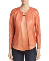 LAFAYETTE 148 COURTNEY LEATHER JACKET,MJAV9R-L110