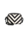 VALENTINO GARAVANI Rockstud Chevron Leather Crossbody Bag