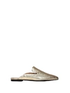 JANET & JANET JANET & JANET LEAH GOLD SLIPPERS,10542685