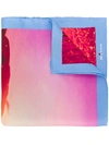 KITON sunset print scarf,UPOCHCX07P9812789918