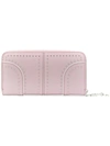 TOD'S STUDDED CONTINENTAL WALLET,XAWANBA0400RLB12776289