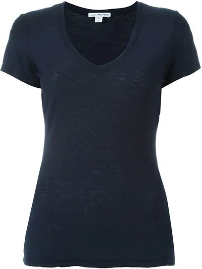 JAMES PERSE V-NECK T-SHIRT,WUA369511402305