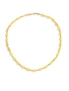 GURHAN Willow Flake Hammered 24K Yellow Gold Necklace