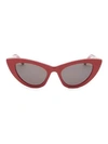 SAINT LAURENT 52MM Red New Wave 213 Lily Sunglasses