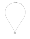 CHOPARD WOMEN'S HAPPY DIAMONDS & 18K WHITE GOLD EVIL EYE PENDANT NECKLACE,445501884375