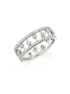 De Beers Dewdrop 18ct White-gold And Diamond Ring In White Gold