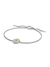 DAVID YURMAN Cable Collectibles Hamsa Charm Bracelet with Diamonds and 18K Gold