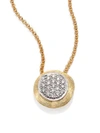 MARCO BICEGO WOMEN'S DELICATI DIAMOND, 18K YELLOW & WHITE GOLD PENDANT NECKLACE,416290206648