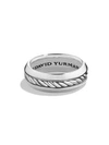 DAVID YURMAN CABLE COLLECTION STERLING SILVER RING,400087264042