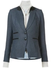 VERONICA BEARD peaked lapel blazer,1710120138112647238